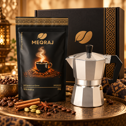 Pack Rituel MEQRAJ — Café aux Épices + Moka