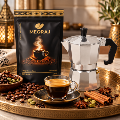 Pack Rituel MEQRAJ — Café aux Épices + Moka